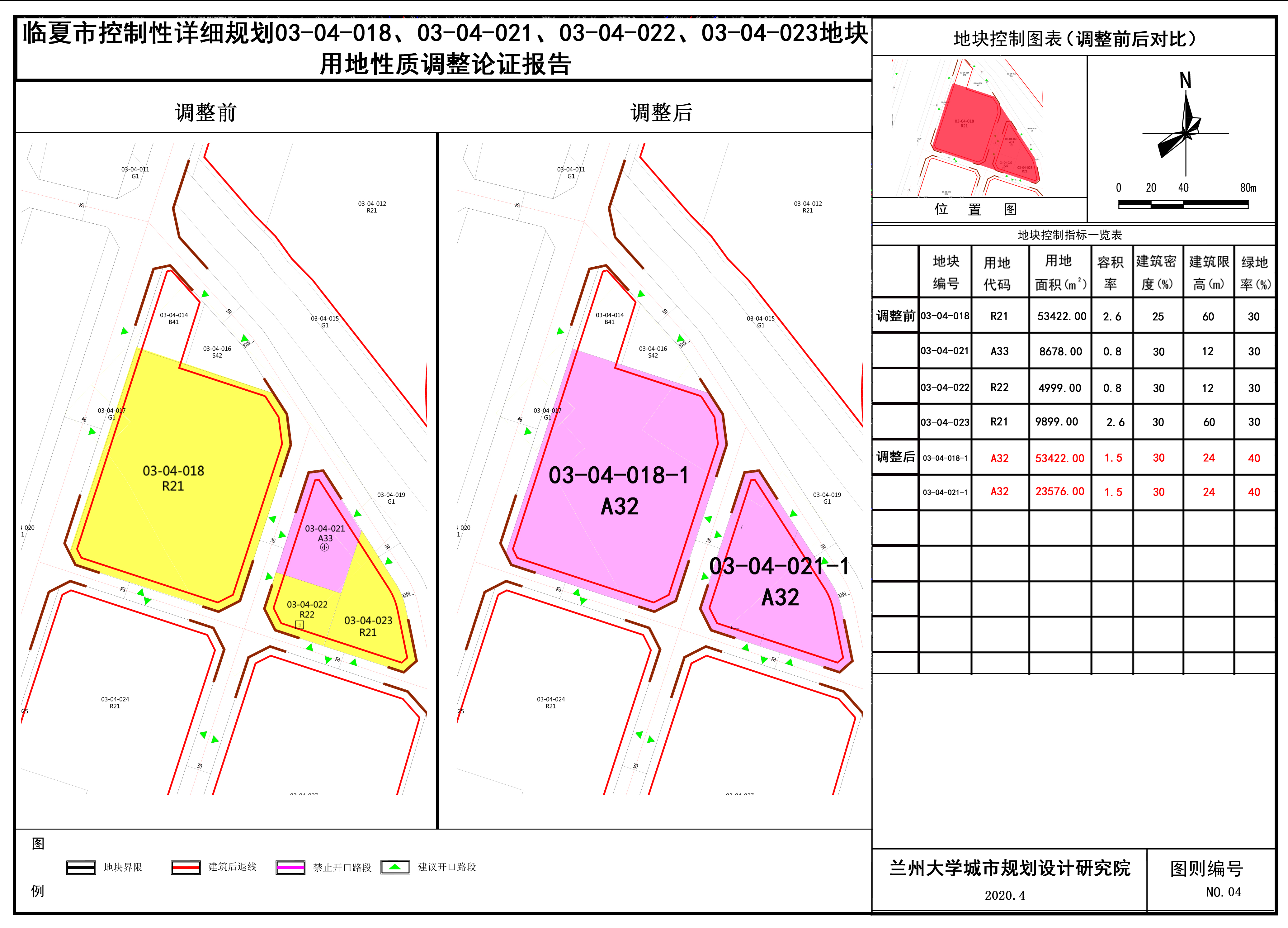 03-04-018,03-04-021,03-04-022,03-04-023地块用地性质调整对比图.